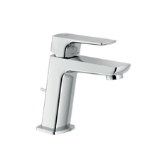 Immagine di Nobili ACQUAVIVA miscelatore monocomando per lavabo H.15 cm, scarico con sistema Snap, finitura cromo VV103118/1CR