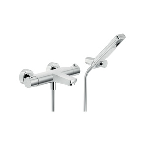 Immagine di Nobili ACQUAVIVA termostatico esterno per vasca L.28 cm, con set doccia, finitura cromo VV103010CR