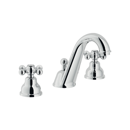 Immagine di Nobili GRAZIA batteria 3 fori per lavabo, con scarico, finitura cromo GRC5011/1CR