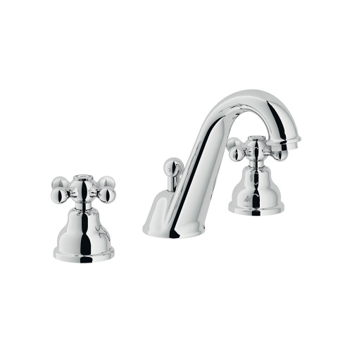 Immagine di Nobili GRAZIA batteria 3 fori per lavabo, con scarico, finitura cromo GRC5011/1CR