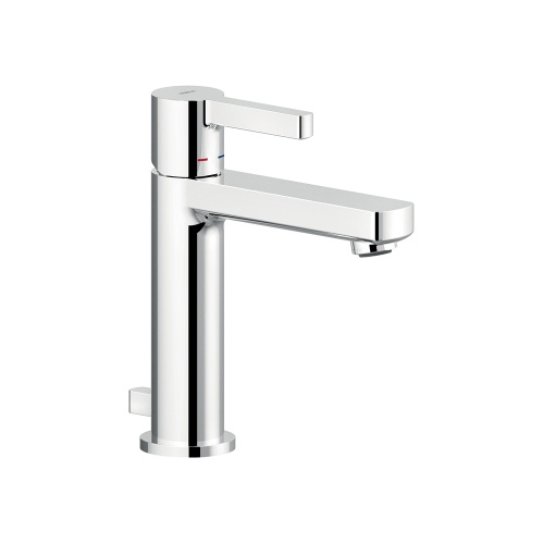 Immagine di Nobili LIRA miscelatore monocomando per lavabo H.19 cm, con scarico, finitura cromo LR116118/1CR