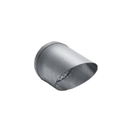 Immagine di Irsap T45 Terminale di presa aria esterna o espulsione in lamiera di acciaio zincato DN160 TLZTER00160P0