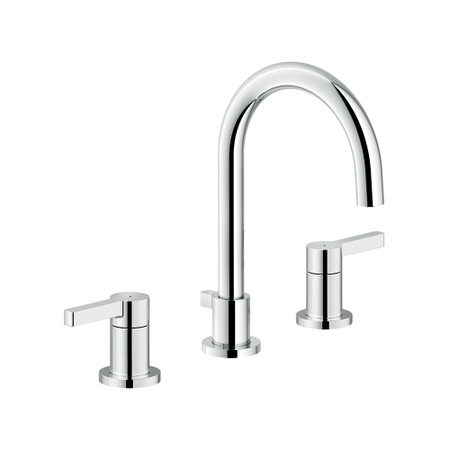 Immagine di Nobili LIRA batteria 3 fori per lavabo P.15 cm, con scarico, finitura cromo LR116211/1T1CR