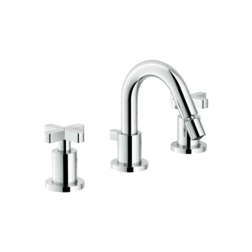 Immagine di Nobili LIRA batteria 3 fori per bidet, con scarico, finitura cromo LR116215/1CR