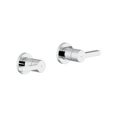 Immagine di Nobili LIRA coppia di rubinetti d'arresto ad incasso, finitura cromo LRK116208/1T1CR