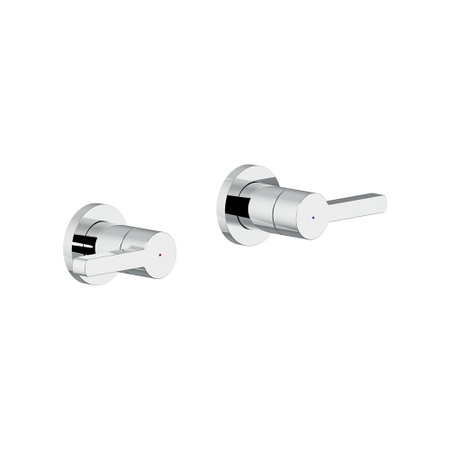 Immagine di Nobili LIRA coppia di rubinetti d'arresto ad incasso, finitura cromo LRK116208/1T1CR