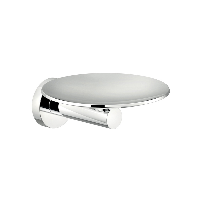 Immagine di Nobili ZEN porta sapone rotondo, a parete, finitura cromo ACPL02CR