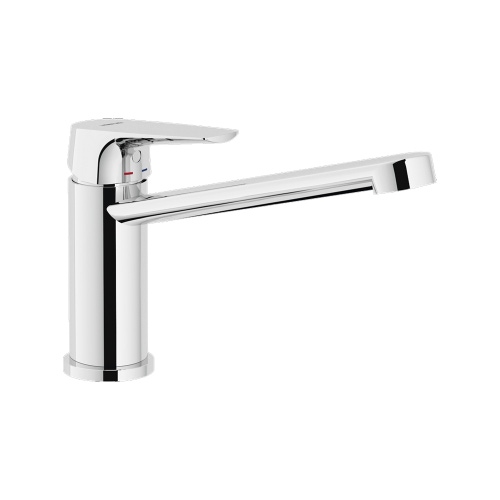 Immagine di Nobili NOBI miscelatore monocomando per lavello, con corpo girevole, finitura cromo NB84113/25CR