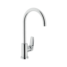 Immagine di Nobili NOBI miscelatore monocomando per lavello, con bocca girevole, finitura cromo NB84133CR