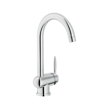 Immagine di Nobili OVETTO miscelatore monocomando per lavello, con bocca girevole, finitura cromo NU12513CR