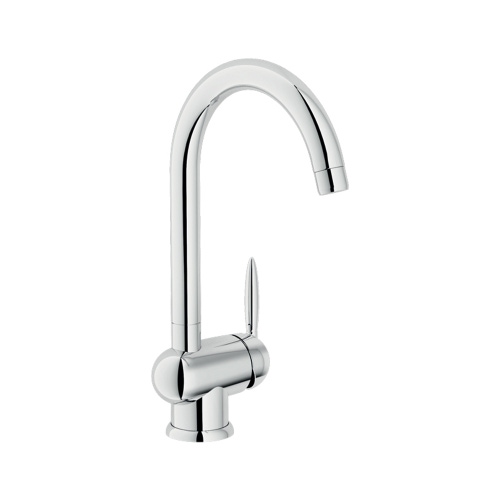 Immagine di Nobili OVETTO miscelatore monocomando per lavello, con bocca girevole, finitura cromo NU12513CR