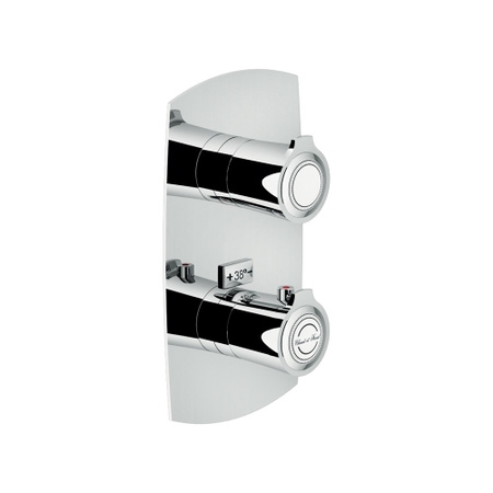 Immagine di Nobili SOFÌ termostatico per doccia, ad incasso, a 1 via, finitura cromo SI98101CR
