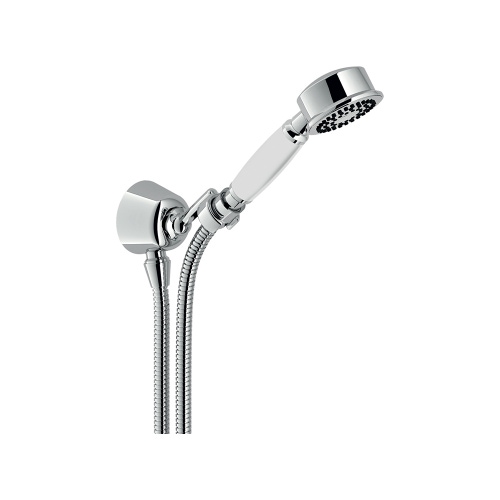 Immagine di Nobili Set doccia con doccetta, presa acqua e flessibile 150 cm, finitura cromo AD143/7CR