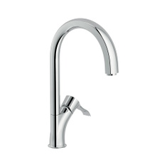 Immagine di Nobili SOFÌ miscelatore monocomando per lavello, con bocca girevole, finitura cromo SI98113CR