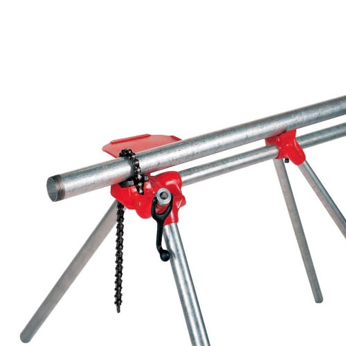 Immagine di Ridgid Morsa a catena portatile su cavalletto, capacità tubo 1/8" - 5" 40165
