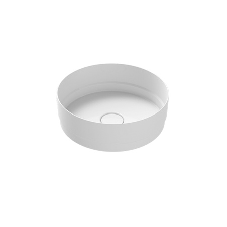 Immagine di Kaldewei NUEVA bacinella rotonda Ø 38 cm, da appoggio, senza foro e troppopieno, colore bianco alpino 9112060030001