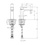 Immagine di Bellosta JEANS miscelatore lavabo monoforo H.14 P.12 cm, senza scarico, senza risparmio energetico, finitura cromo 01-4805/S