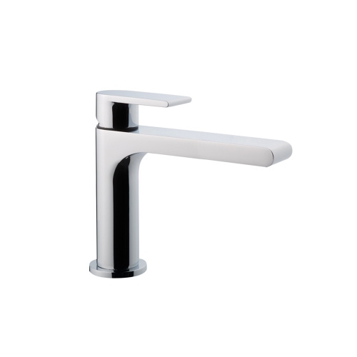 Immagine di Bellosta JEANS miscelatore lavabo monoforo H.14 P.15 cm, senza scarico, senza risparmio energetico, finitura cromo 01-4805/P/S