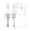 Immagine di Bellosta JEANS miscelatore lavabo monoforo H.14 P.15 cm, senza scarico, senza risparmio energetico, finitura cromo 01-4805/P/S