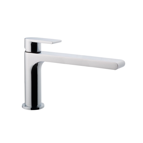 Immagine di Bellosta JEANS miscelatore lavabo monoforo H.14 P.21 cm, senza scarico, senza risparmio energetico, finitura cromo 01-4805/P/A/S