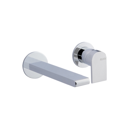 Immagine di Bellosta JEANS miscelatore lavabo ad incasso P.23 cm, a parete, senza scarico, rosoni rotondi, senza corpo incasso, finitura cromo 01-4805/3/B/E