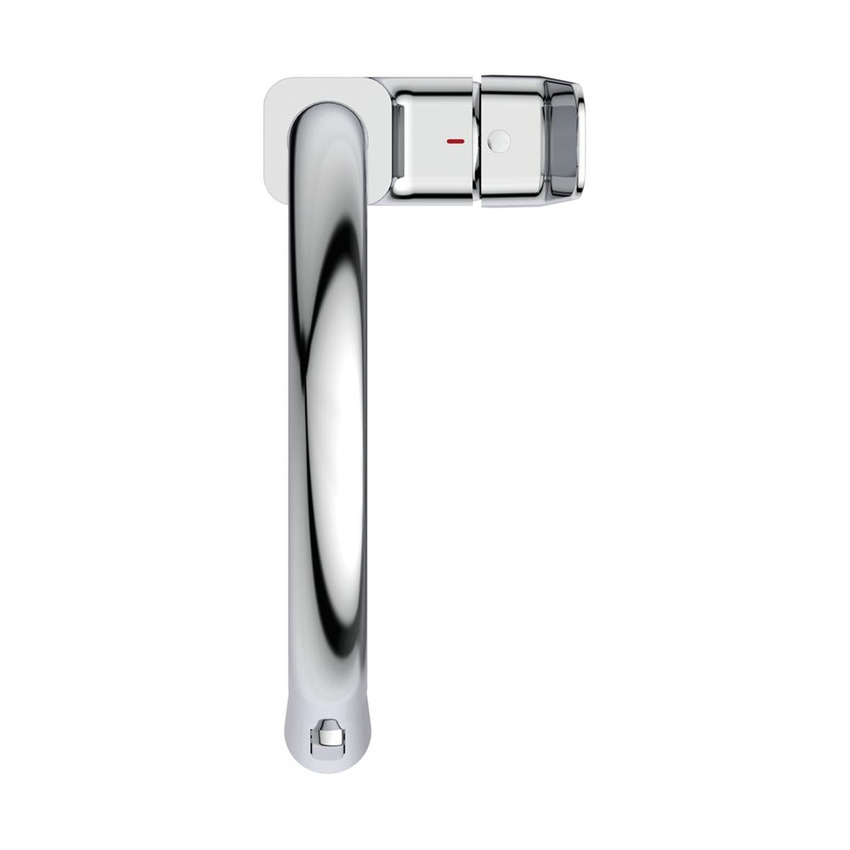 Immagine di Ideal Standard CERAPLAN miscelatore da appoggio su lavello H.39 cm, con sistema Eko, bocca girevole, finitura cromo BD338AA