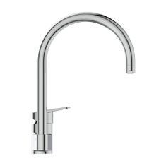 Immagine di Ideal Standard CERAPLAN miscelatore da appoggio su lavello H.32 cm, con sistema Eko, bocca girevole e tubolare, finitura cromo BD339AA