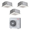 Immagine di Toshiba CASSETTA A 4 VIE 60x60 R32 Climatizzatore a cassetta trial split inverter | unità esterna 7.5 kW unità interne 10000+10000+16000 BTU RAS-3M26U2AVG-E+RAS-M[25|25|50]U2MUVG-E