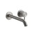 Immagine di Gessi 316 FLESSA miscelatore lavabo a parete P.21 cm, senza scarico, finitura steel brushed 54086#239