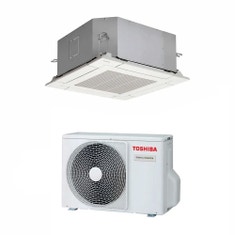 Immagine di Toshiba CASSETTA 4 VIE 60x60 R32 Climatizzatore a cassetta monosplit inverter | unità esterna DIGITAL INVERTER 5 kW unità interna 18000 BTU RAV-GM561ATP-E+RAV-HM561MUT-E