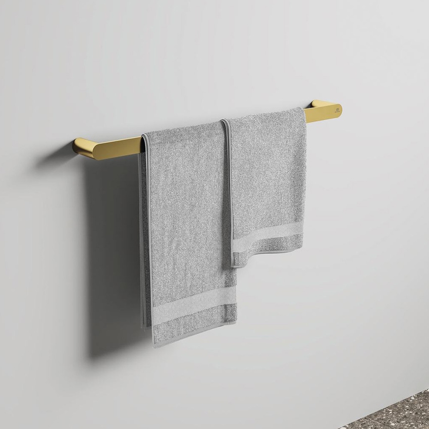 Immagine di Ideal Standard CONCA barra portasciugamani L.60 cm, finitura brushed gold T4499A2