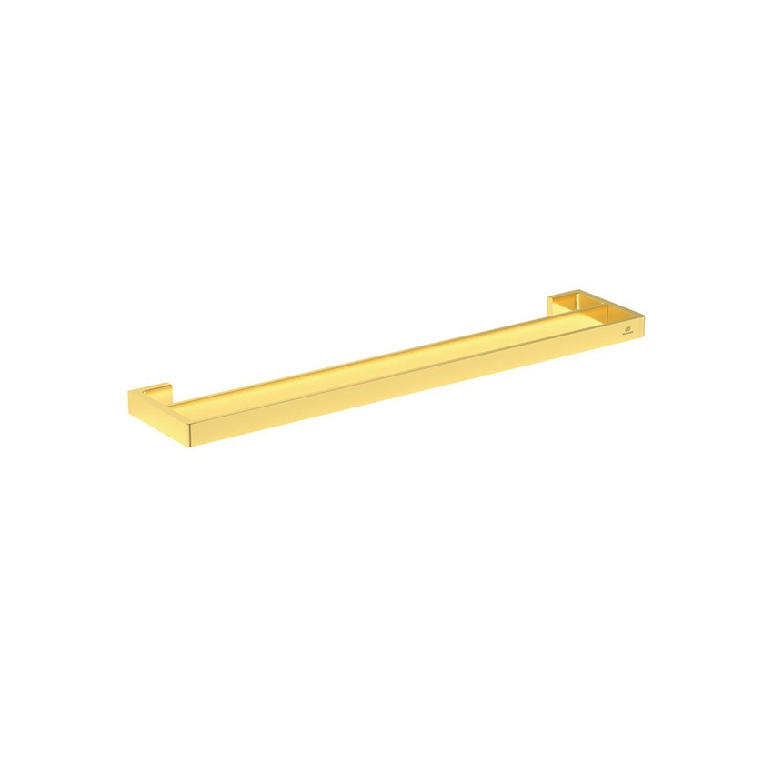 Immagine di Ideal Standard CONCA barra portasciugamani squadrata L.60 cm, doppia, finitura brushed gold T4500A2