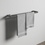 Immagine di Ideal Standard CONCA barra portasciugamani squadrata L.60 cm, doppia, finitura magnetic grey T4500A5