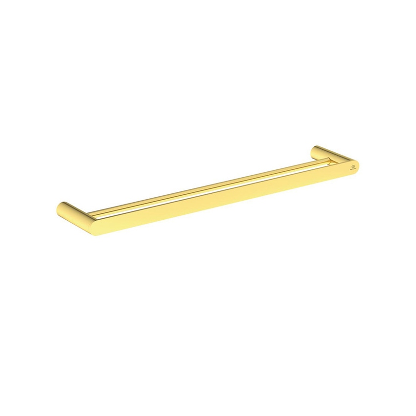 Immagine di Ideal Standard CONCA barra portasciugamani L.60 cm, doppia, finitura brushed gold T4501A2