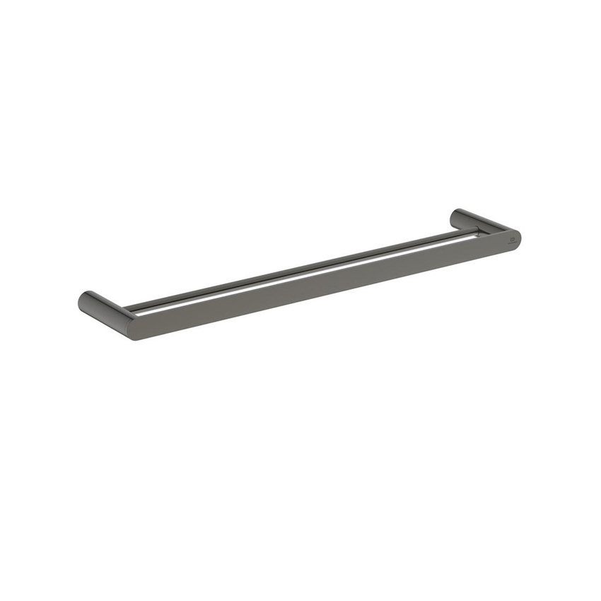 Immagine di Ideal Standard CONCA barra portasciugamani L.60 cm, doppia, finitura magnetic grey T4501A5