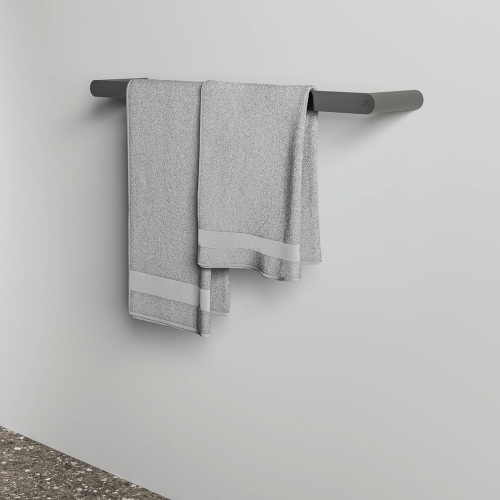 Immagine di Ideal Standard CONCA barra portasciugamani L.60 cm, doppia, finitura magnetic grey T4501A5