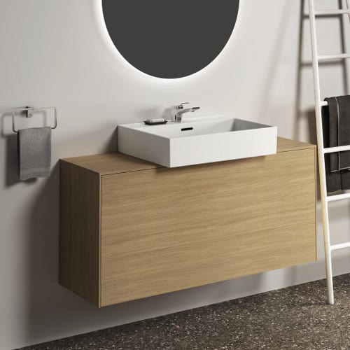 Immagine di Ideal Standard CONCA portasciugamani ad anello, squadrato, finitura silver storm T4502GN