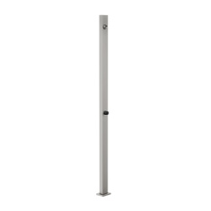 Immagine di Gessi WELLNESS colonna doccia da esterno, a 1 via , finitura steel brushed 63205#239