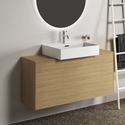 Immagine di Ideal Standard CONCA portasapone a parete, in vetro opaco con supporto metallico, finitura silver storm T4509GN