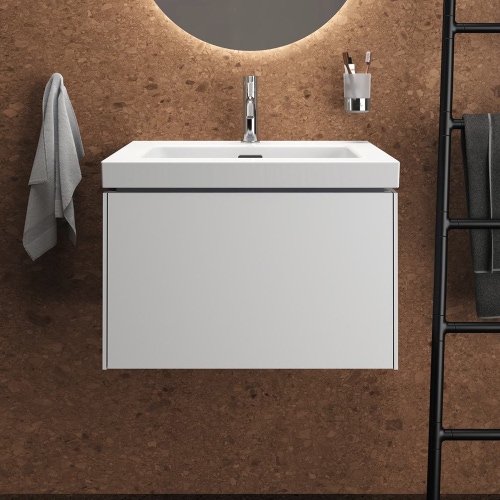 Immagine di Ideal Standard CONCA portaspazzolino in vetro opaco, con supporto metallico, finitura cromo T4505AA