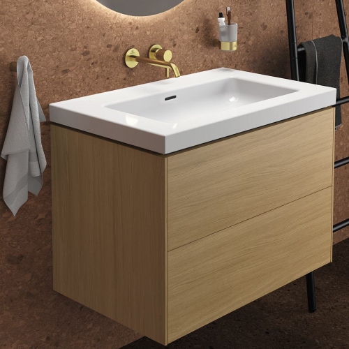 Immagine di Ideal Standard CONCA portaspazzolino in vetro opaco, con supporto metallico, finitura brushed gold T4505A2