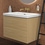 Immagine di Ideal Standard CONCA portaspazzolino in vetro opaco, con supporto metallico, finitura brushed gold T4505A2