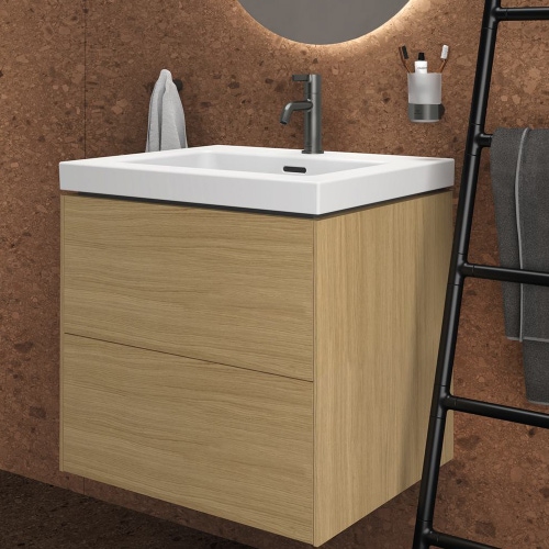 Immagine di Ideal Standard CONCA portaspazzolino in vetro opaco, con supporto metallico, finitura magnetic grey T4505A5