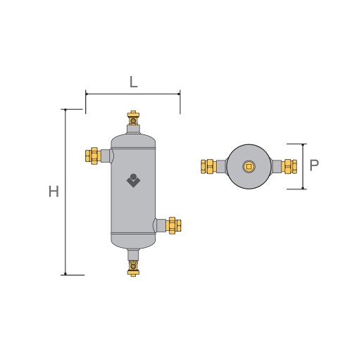 Immagine di BWT Cillit THERMOCYCLON 12-N filtro defangatore 012344AB