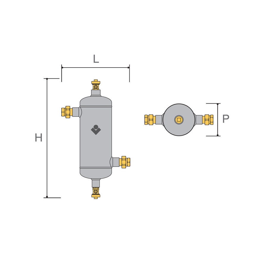 Immagine di BWT Cillit THERMOCYCLON 12-N filtro defangatore 012344AB