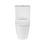 Immagine di Duravit D-NEO cassetta di sciacquo, con batteria Dual Flush, per attacco sinistro basso, pulsante finitura cromo, colore bianco 0944100005