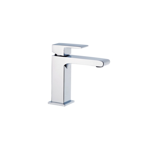 Immagine di Bellosta JQ miscelatore lavabo monoforo H.14 P.12 cm, senza scarico, senza risparmio energetico, finitura cromo 01-7805/S