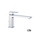 Bellosta JQ miscelatore lavabo monoforo H.14 P.21 cm, con scarico, con risparmio energetico, con bocca extraprolungata, finitura cromo 01-7805/P/AR