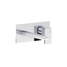 Immagine di Bellosta JQ miscelatore lavabo ad incasso P.19 cm, a parete, senza scarico, senza corpo incasso, finitura cromo 01-7805/3/E