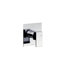 Immagine di Bellosta JQ deviatore ad incasso, a 2 uscite, senza corpo incasso, finitura cromo 01-7803/2/1/E